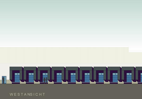 Entwurf, Rendering Kühlhalle 