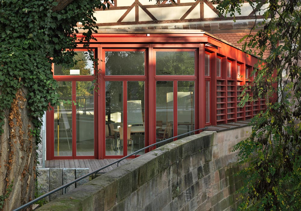 Foto Hauptsitz Kreisjugendring Nürnberg an der Stadtmauer