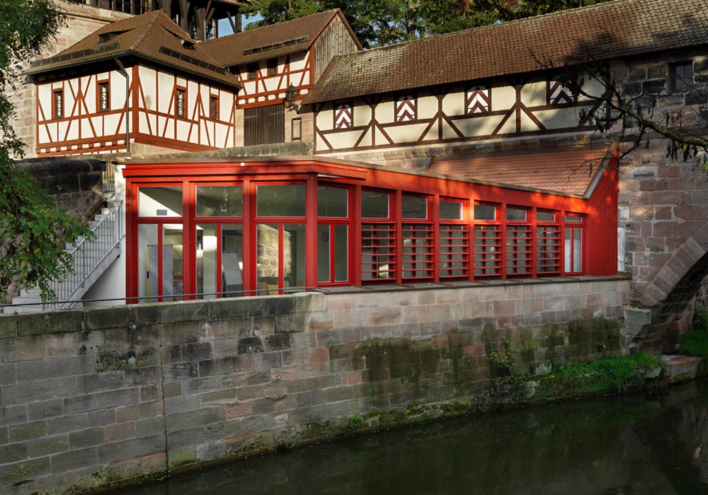 Foto Hauptsitz Kreisjugendring Nürnberg an der Stadtmauer