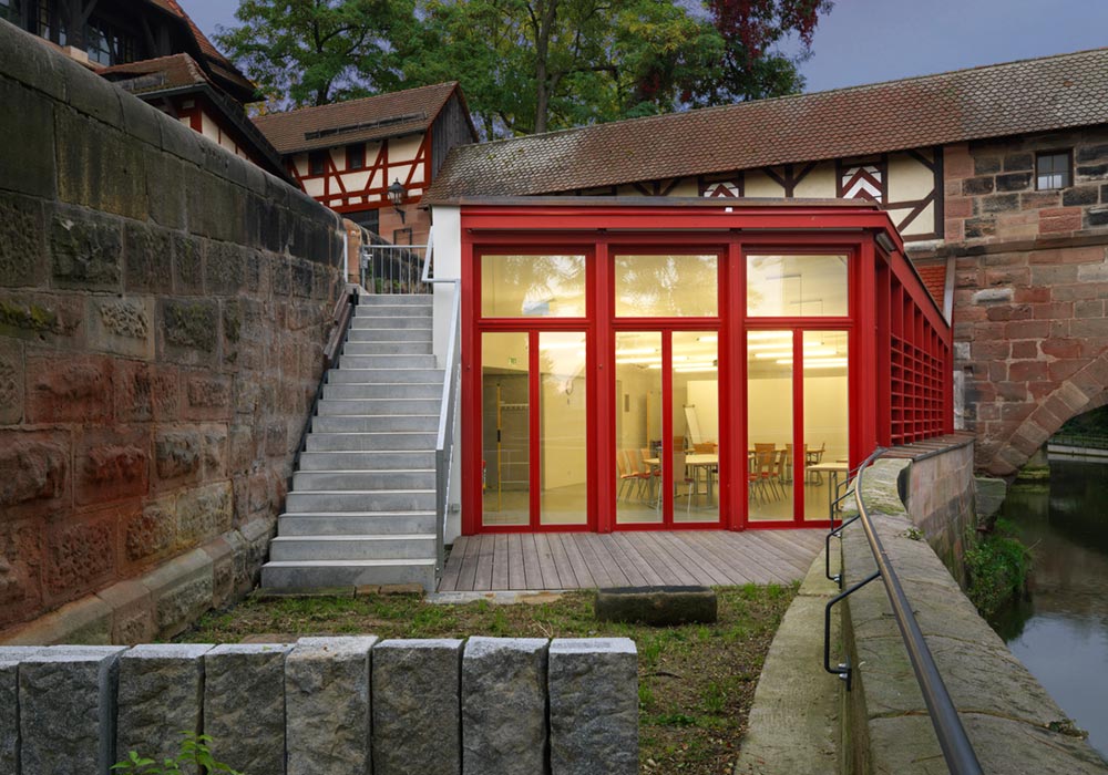 Foto Hauptsitz Kreisjugendring Nürnberg an der Stadtmauer