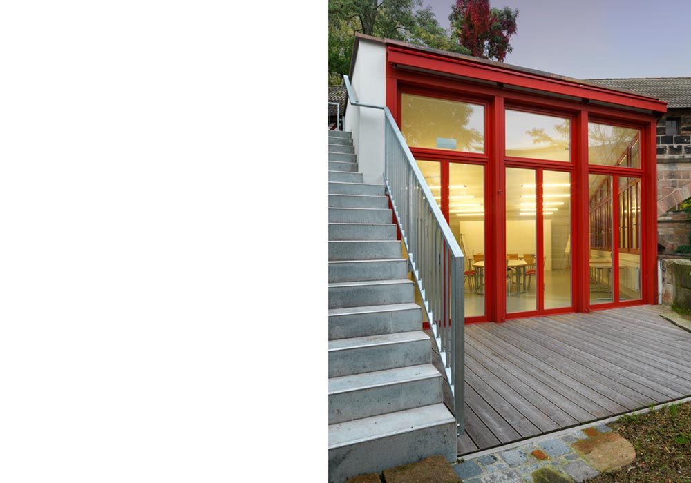 Foto Hauptsitz Kreisjugendring Nürnberg an der Stadtmauer