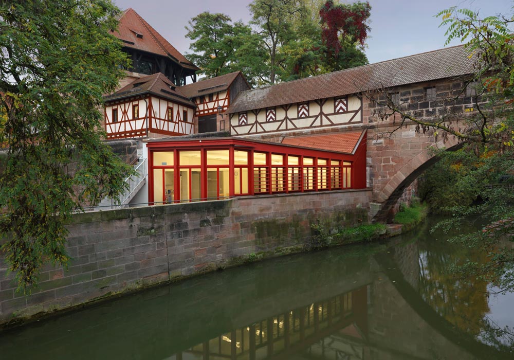 Foto Hauptsitz Kreisjugendring Nürnberg an der Stadtmauer