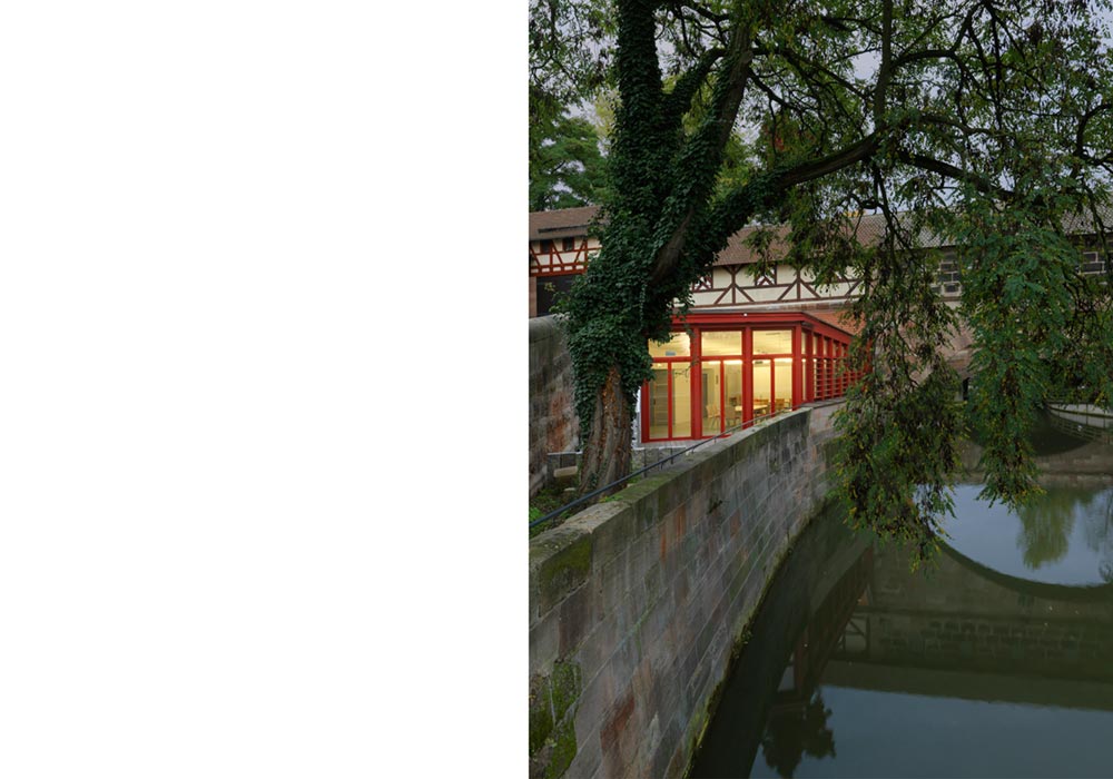 Foto Hauptsitz Kreisjugendring Nürnberg an der Stadtmauer