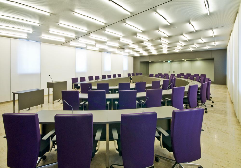 Foto des Sitzungssaals im Schloß Ratibor