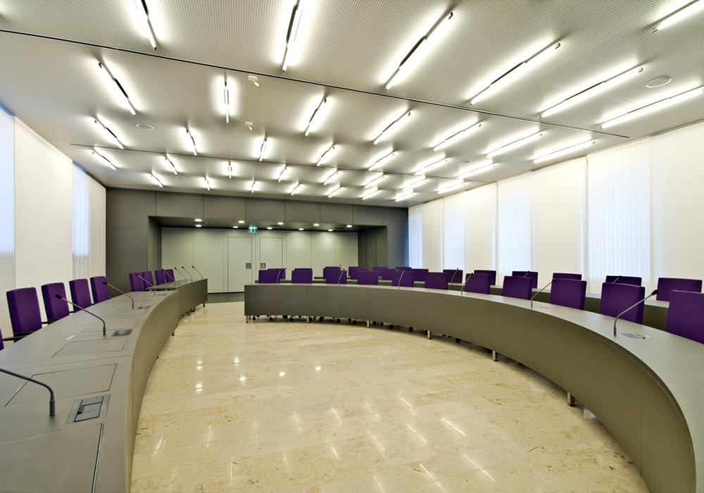 Foto des Sitzungssaals im Schloß Ratibor