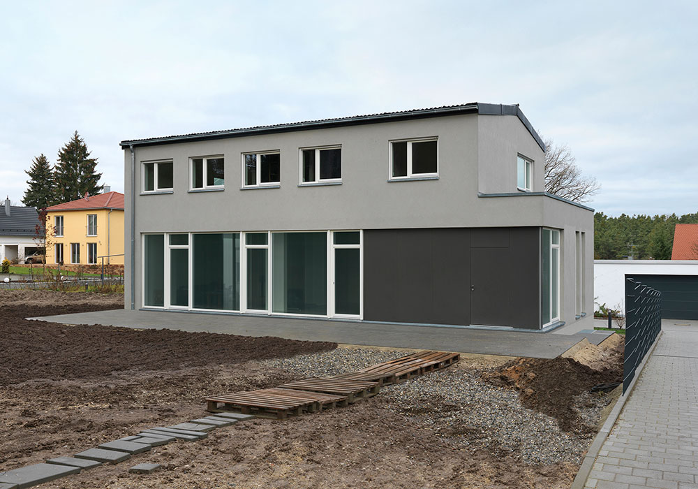 Foto eines Einfamilienhauses