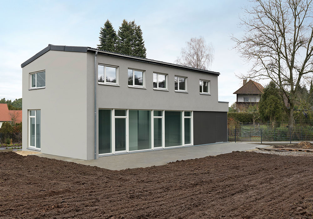 Foto eines Einfamilienhauses