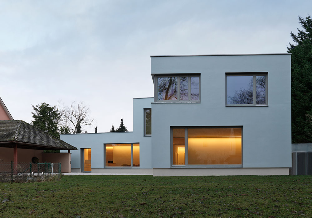 Foto eines Einfamilienhauses