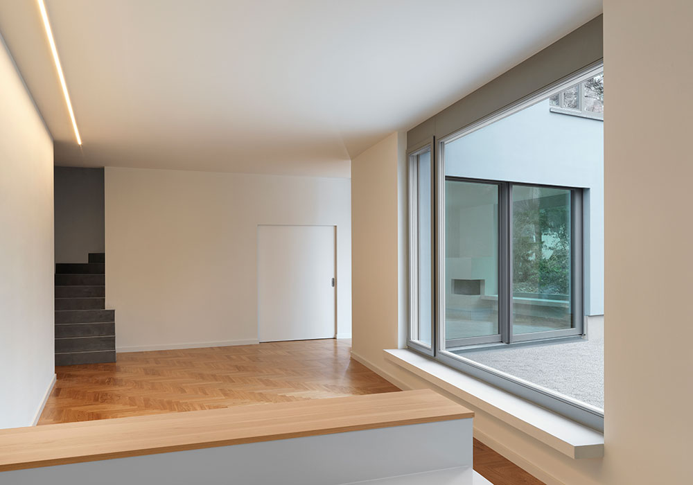 Foto eines Einfamilienhauses