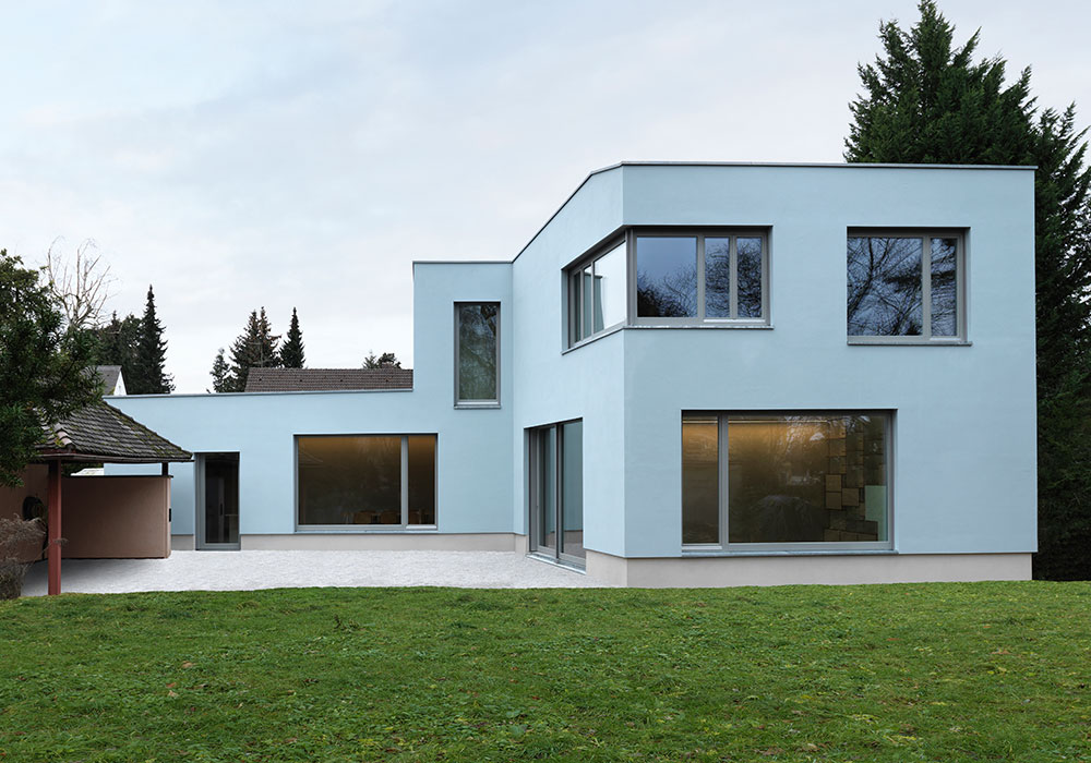 Foto eines Einfamilienhauses