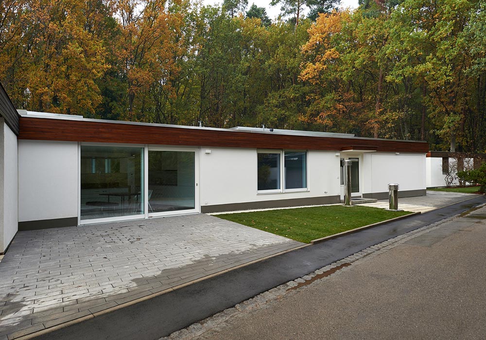 Foto eines Einfamilienhauses