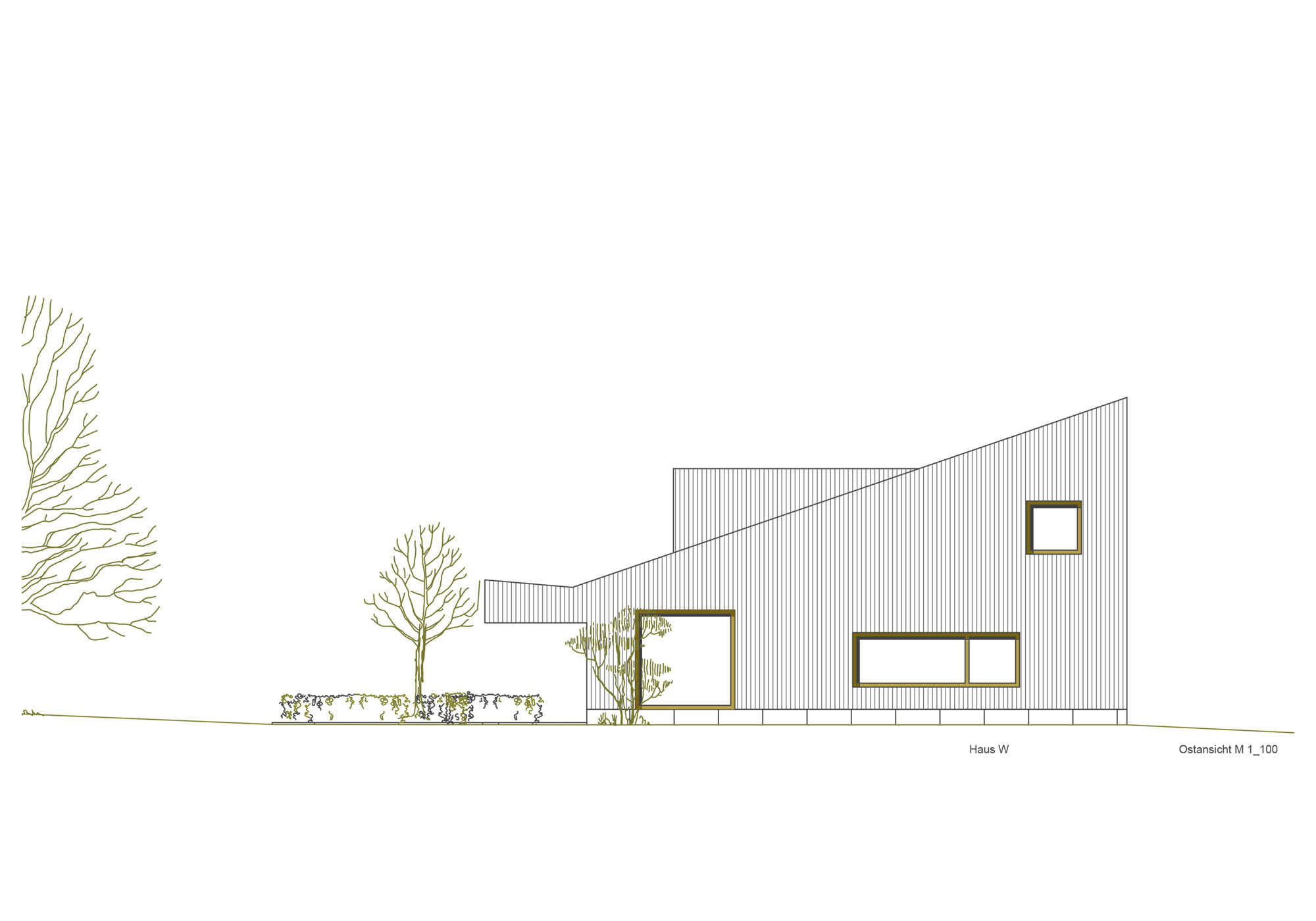 Foto eines Einfamilienhauses