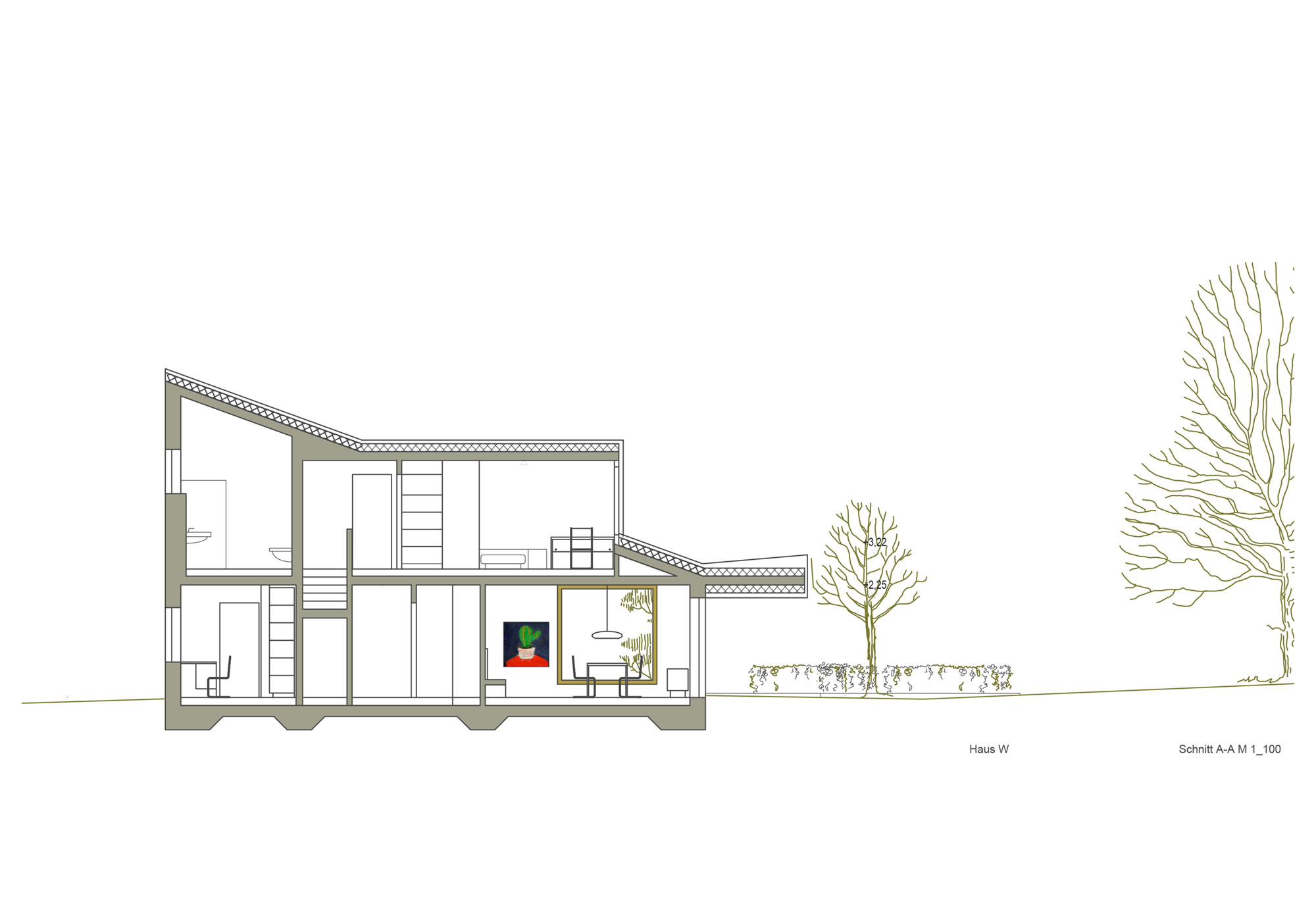 Foto eines Einfamilienhauses