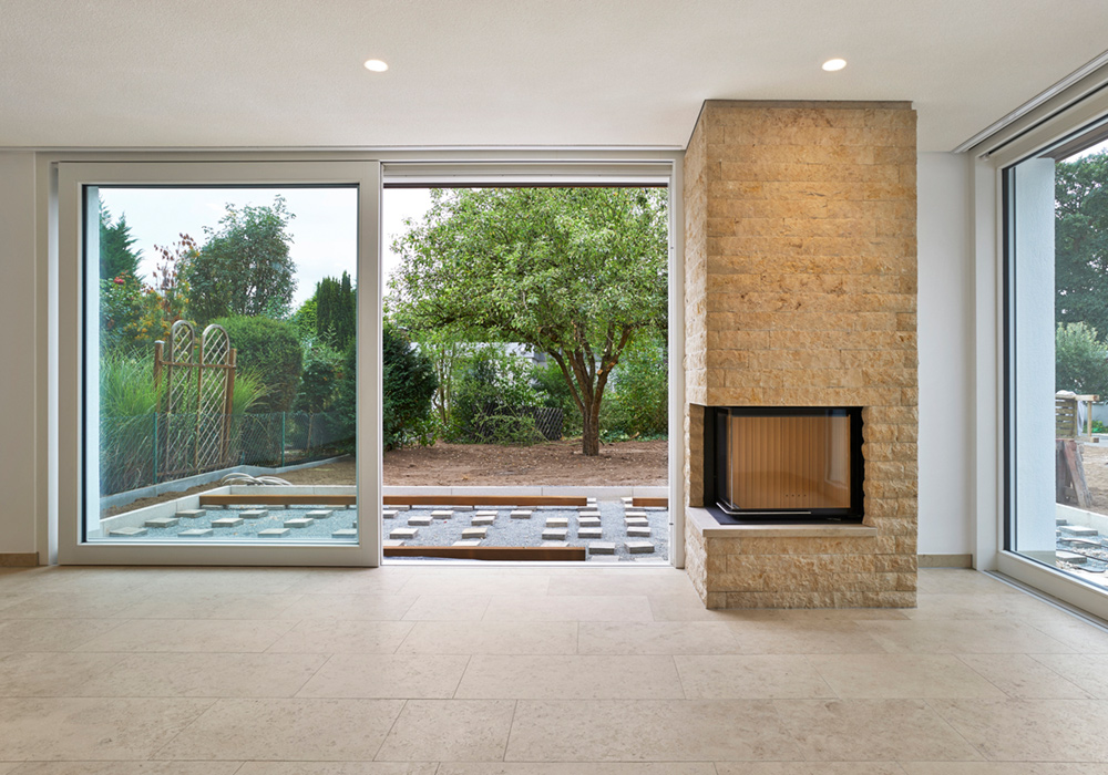 Foto eines Einfamilienhauses