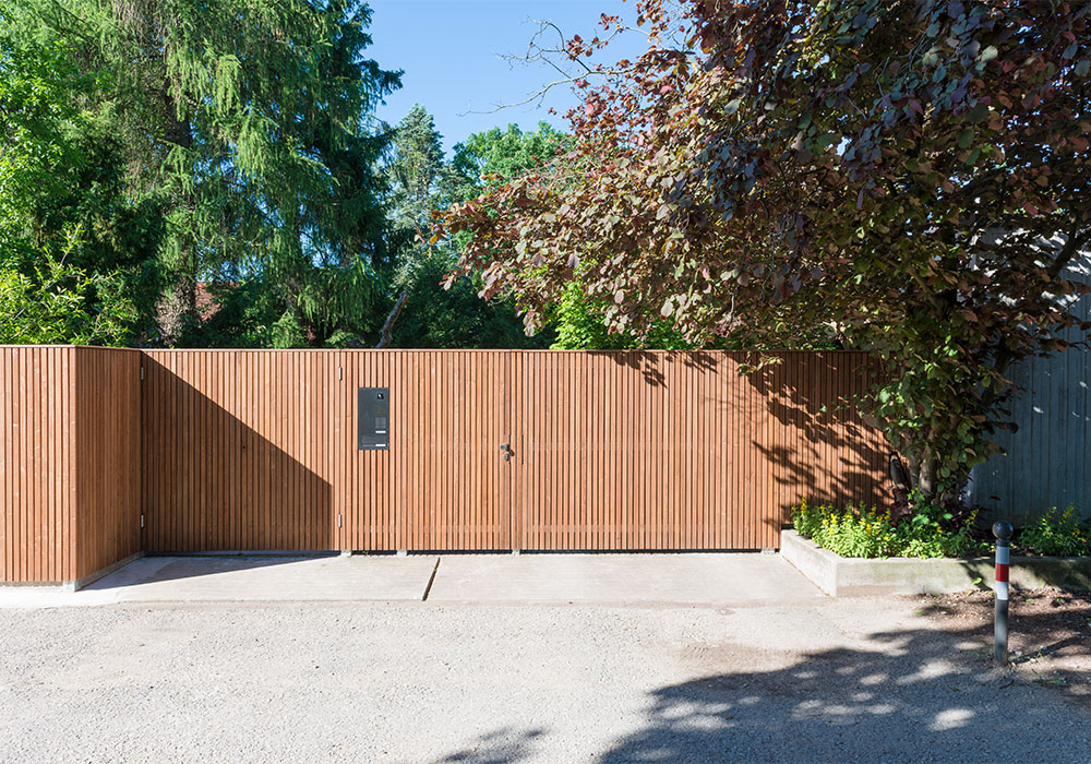 Foto eines Gartentores aus Holz