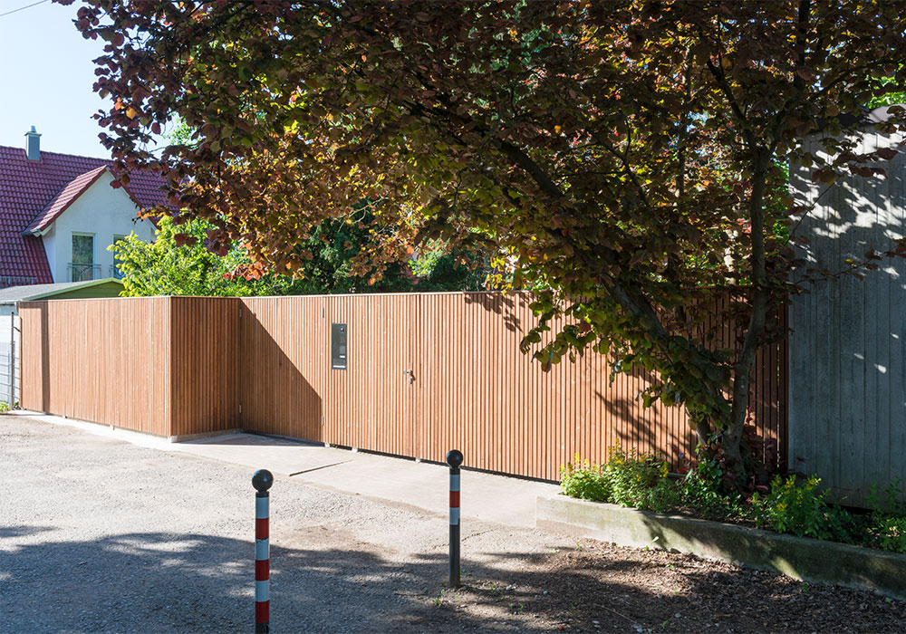 Foto eines Gartentores aus Holz