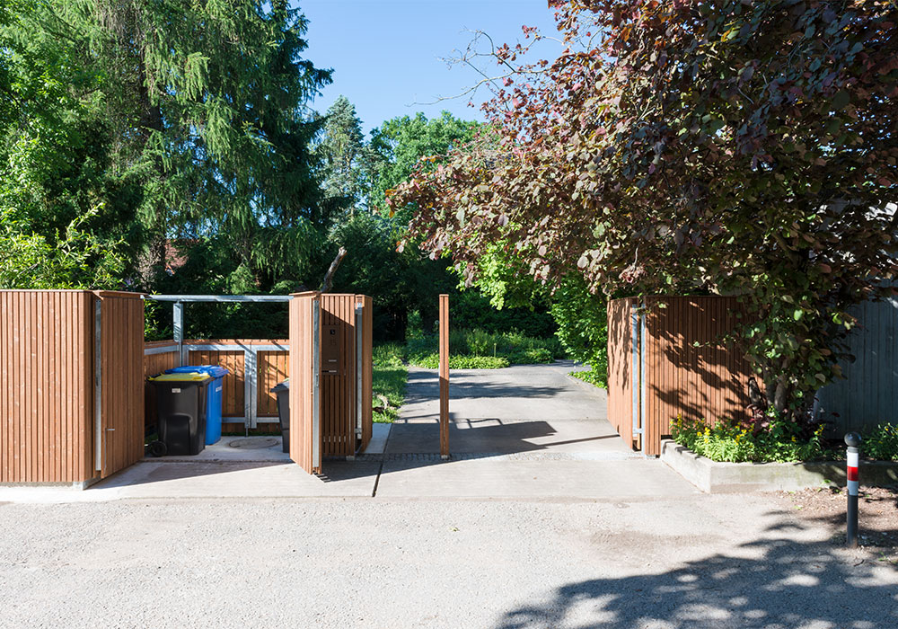 Foto eines Gartentores aus Holz